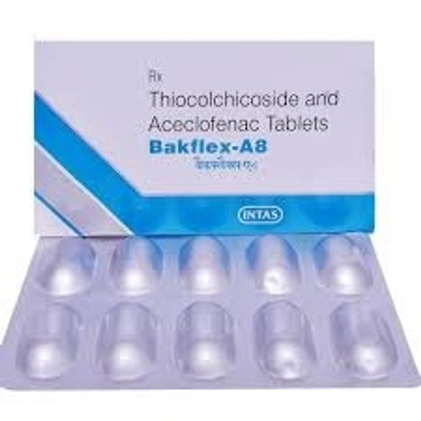 INTAS PHARMACEUTICALS LTD. Bakflex A8 Tab