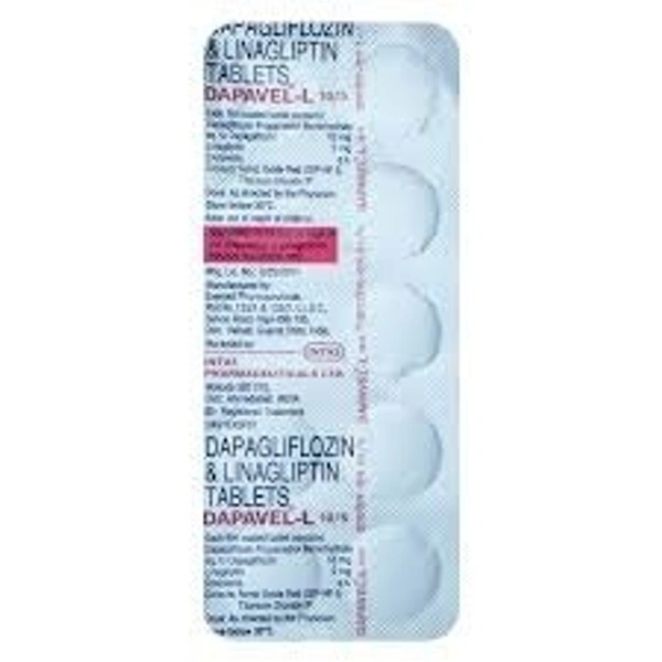 INTAS PHARMACEUTICALS LTD. Dapavel L 10/5Mgtab (10 Tab)