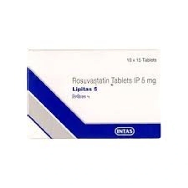 INTAS PHARMACEUTICALS LTD. Lipitas 5Mg Tab (15 Tab)