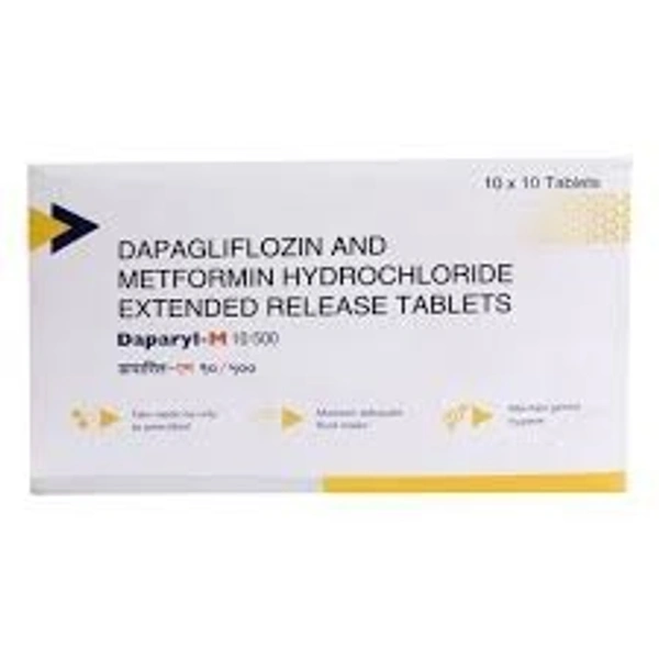 INTAS PHARMACEUTICALS LTD. Daparyl M 10/500Mgtab (10 Tab)