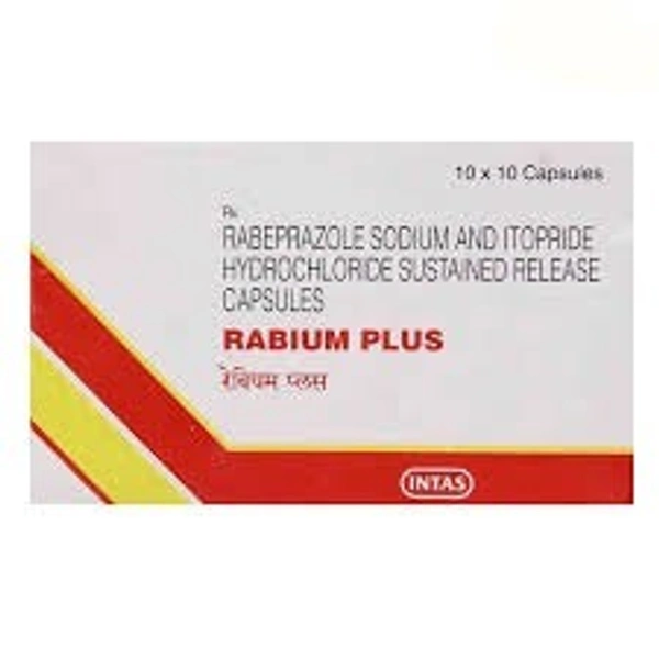 INTAS PHARMACEUTICALS LTD. Rabium Plus Cap (10 Cap)