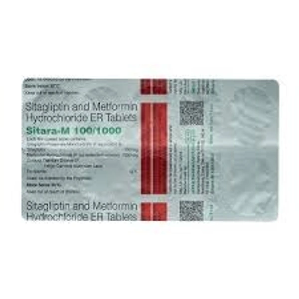 INTAS PHARMACEUTICALS LTD. Sitara M 100/1000Mg Tab (10 Tab)