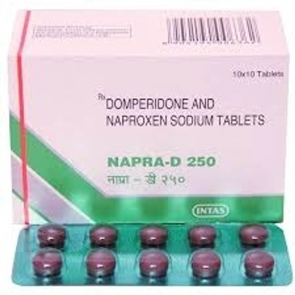 INTAS PHARMACEUTICALS LTD. Napra D 250Mg Tab (10 Tab)