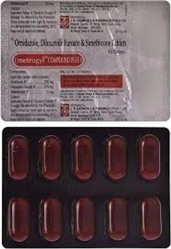 J.B. CHEMICALS PVT.LTD. Metrogyl Compound+ Tab (10 Tab)