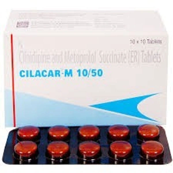 J.B. CHEMICALS PVT.LTD. Cilacar M 10/50Mgtab (10 Tab)