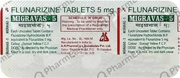 Migravas 5 mg Tablet (10 Tab)