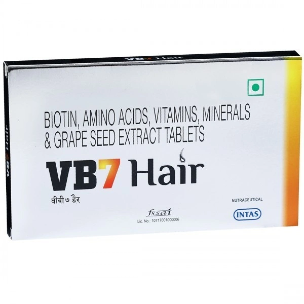 INTAS PHARMACEUTICALS LTD. Vb7 Hair Tab (10 Tab)