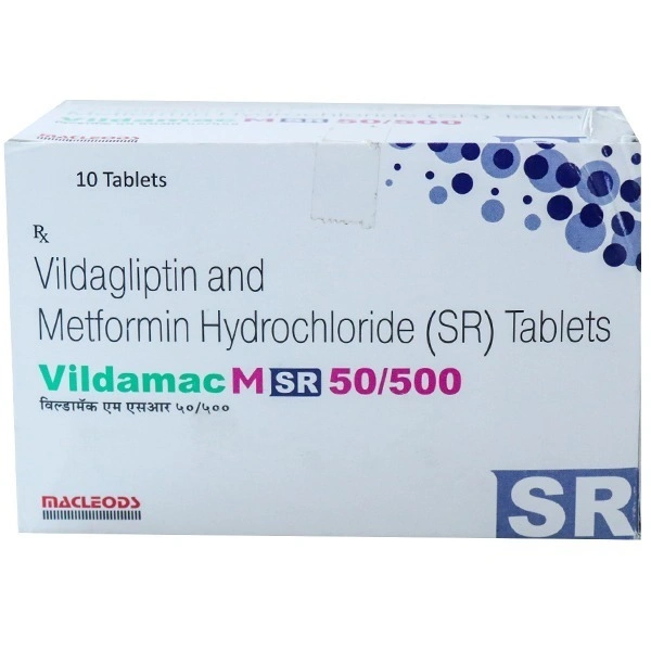 MACLEODS PHARMACEUTICALS Vildamac M Sr 50/500Mgtab (10 Tab)