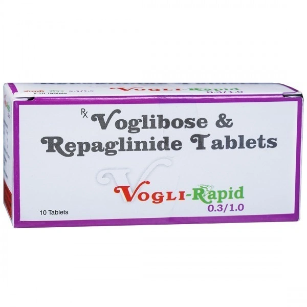 MEDLEY PHARMACEUTICALS Vogli Rapid 0.3/1.0Mgtab (10 Tab)