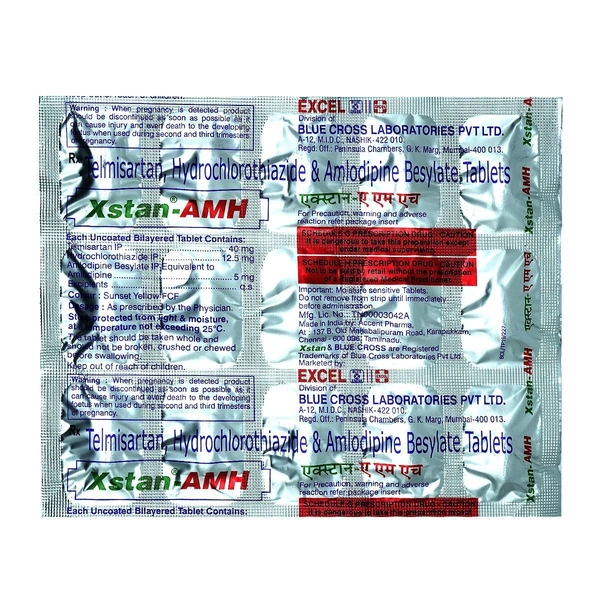 BLUE CROSS LABORATORIES LTD. Xstan Amh Tab (15 Tab)