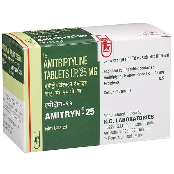 K.C.LABORATORIES Amitryn 25Mgtab (10 Tab)
