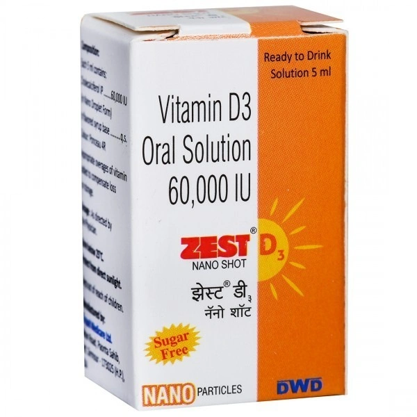 DWD PHARMACEUTICALS Zest D3 Solution (5 Ml)