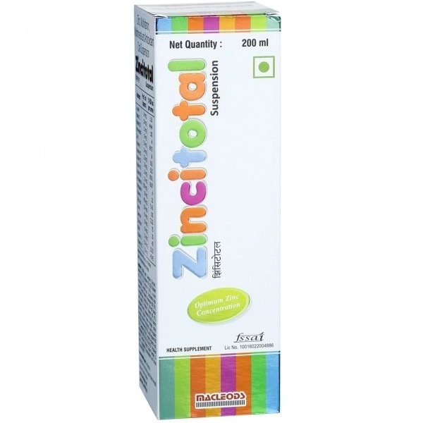 MACLEODS PHARMACEUTICALS Zincitotal Syrup (200 Ml)