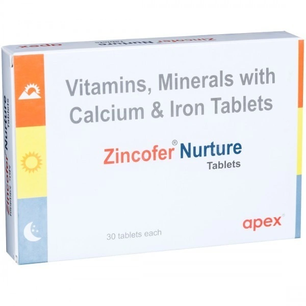 Apex Laboratories Zincofer Nurture Tab (30 Tab)