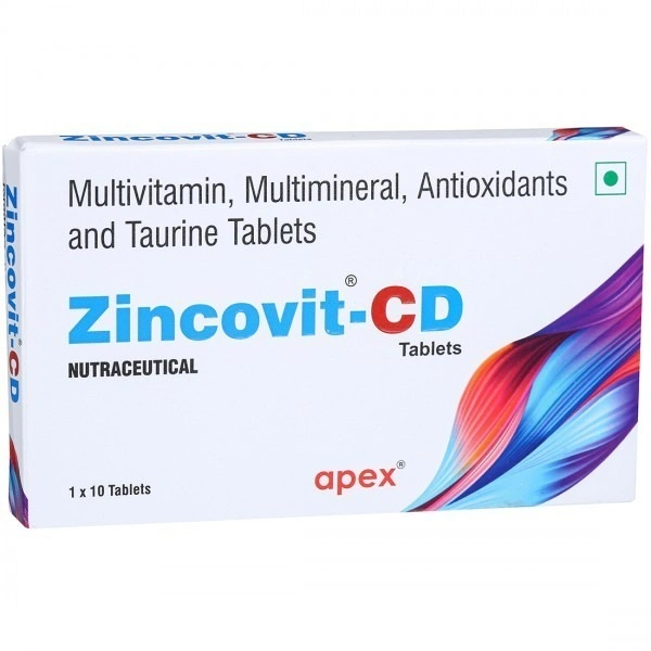 Apex Laboratories Zincovit Cd Tab (10 Tab)