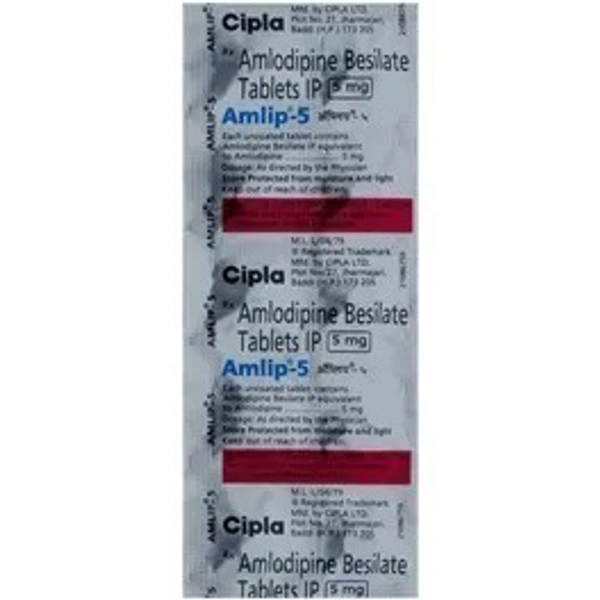 CIPLA GENERIC Amlip 5Mg tab (10 Tab)