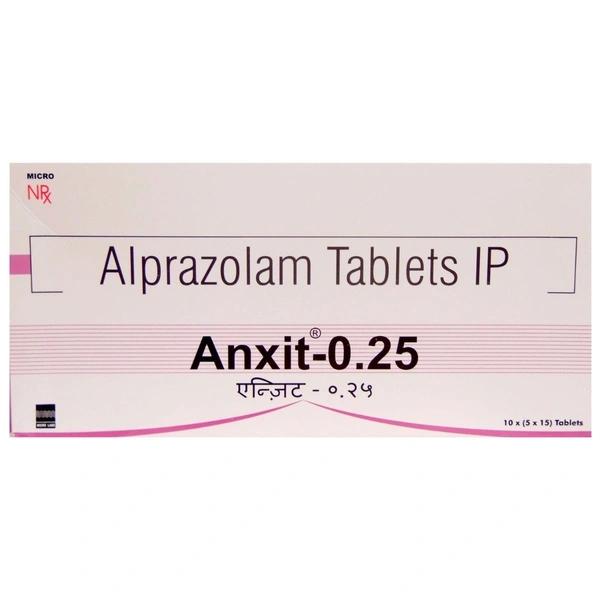MICRO LABS Anxit 0.25Mgtab (15 Tab)