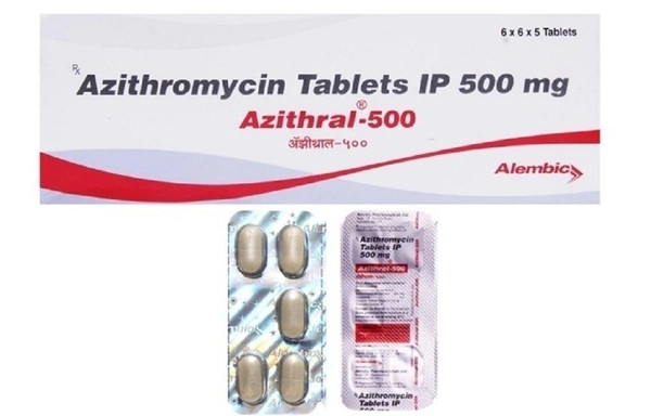 AZITHRAL 500MGTAB (5 TAB)