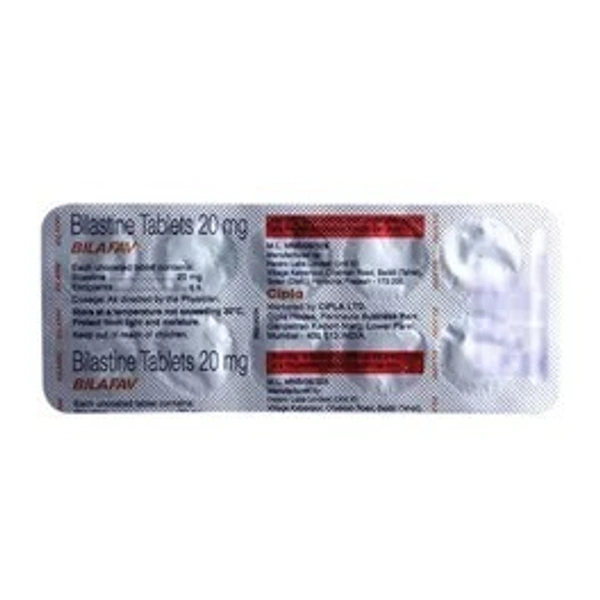 CIPLA LTD. Bilafav 20Mg Tab (10 Tab)