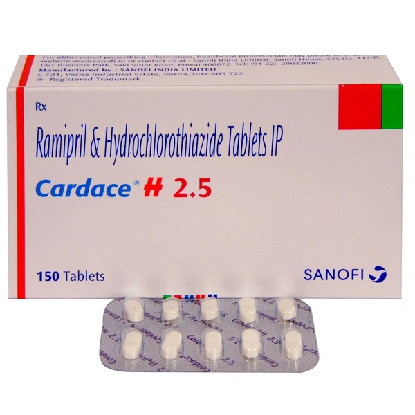 SANOFI INDIA LIMITED Cardace H 2.5Mgtab (10 Tab)