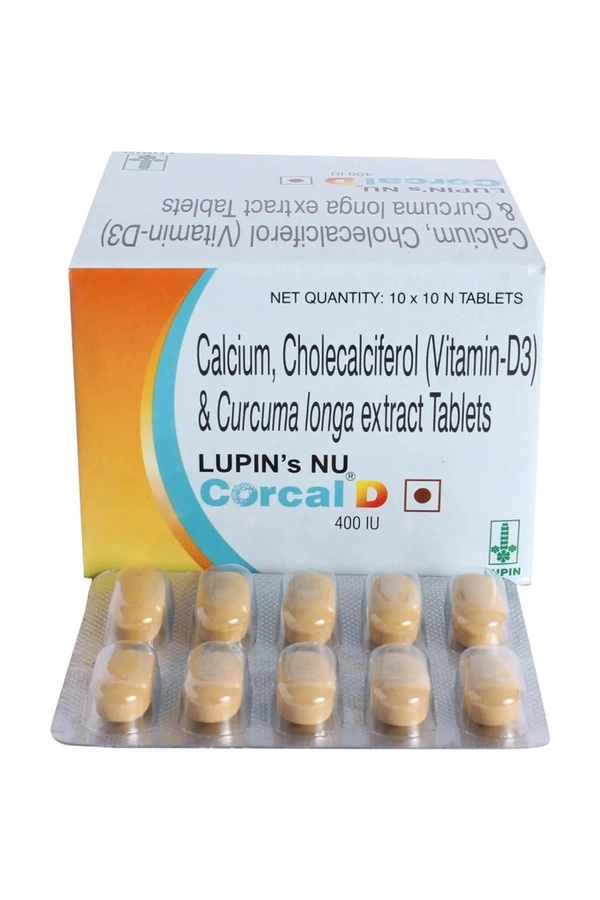 LUPIN Corcal D 400Mgtab (10 Tab)