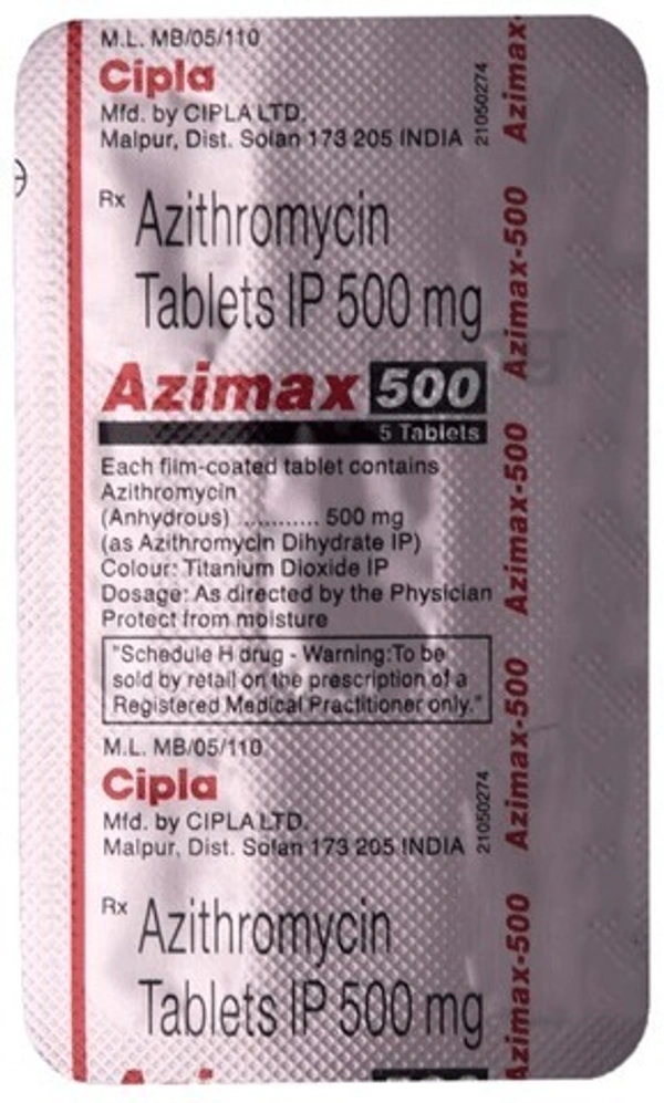 CIPLA LTD. Azimax 500Mgtab (5 Tab)