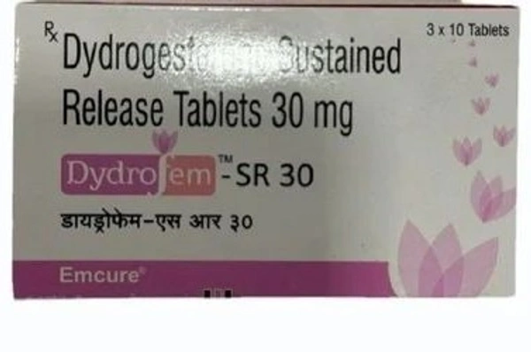 EMCURE PHARMACEUTICALS Dydrofem Sr 30Mgtab (10 Tab)