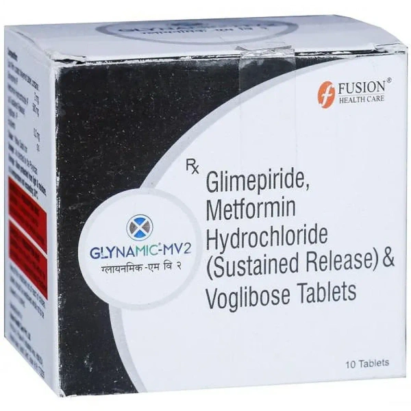 FUSION HEALTH CARE Glynamic Mv 2Mg Tab (10 Tab)