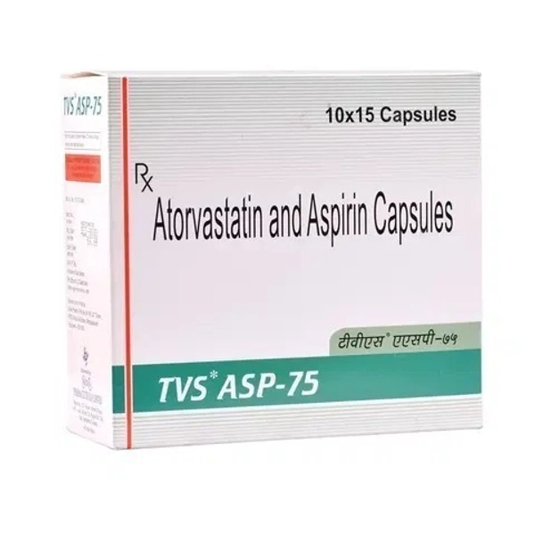 SHINE PHARMACEUTICALS LTD Tvs Asp 75Mg Cap (15 Cap)
