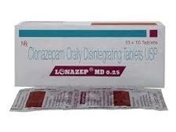 SUN PHARMA Lonazep Md 0.25Mgtab (10 Tab)