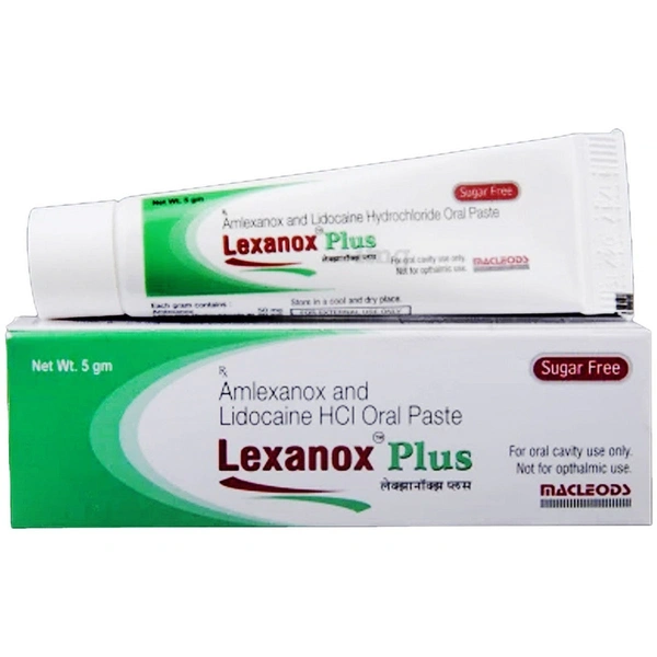 MACLEODS PHARMACEUTICALS Lexanox Plus Paste (5 Gm)