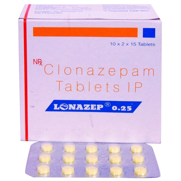SUN PHARMA Lonazep 0.25Mgtab (15 Tab)