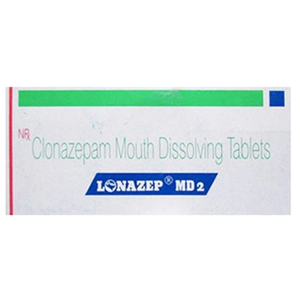 SUN PHARMA Lonazep Md 2Mgtab (10 Tab)
