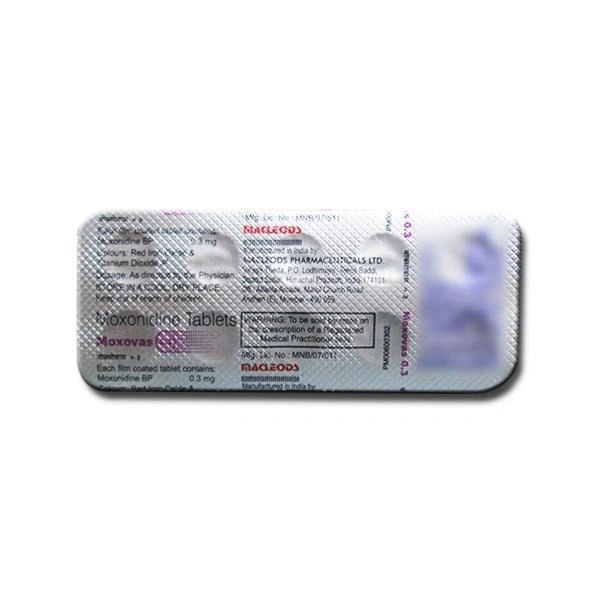 MACLEODS PHARMACEUTICALS Moxovas 0.3Mgtab (10 Tab)