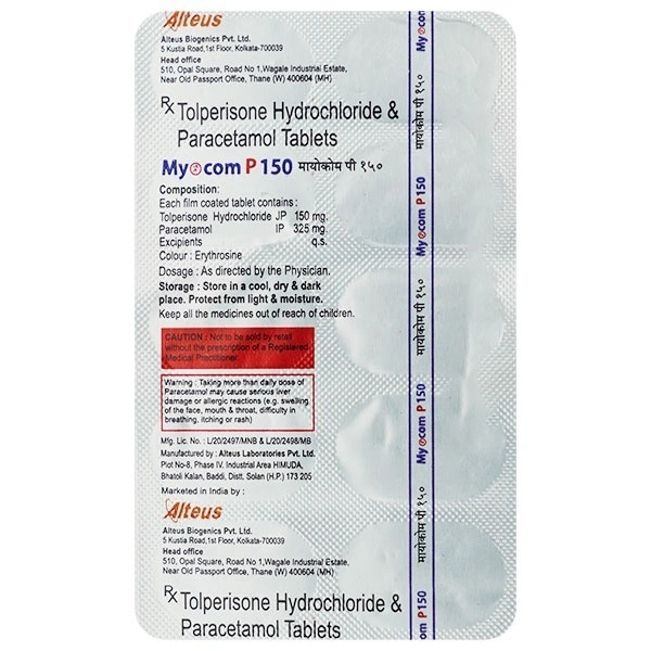 Myocom P 150Mg Tab (15Tab)
