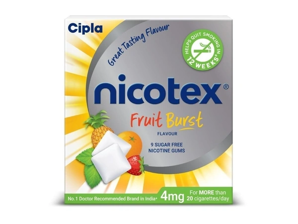 CIPLA LTD. Nicotex 4Mgtab (9 Tab)