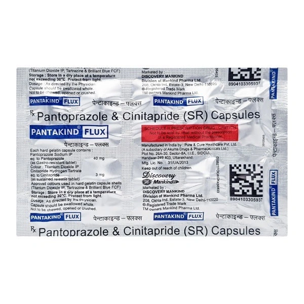 MANKIND PHARMA Pantakind Flux Cap (10 Cap)