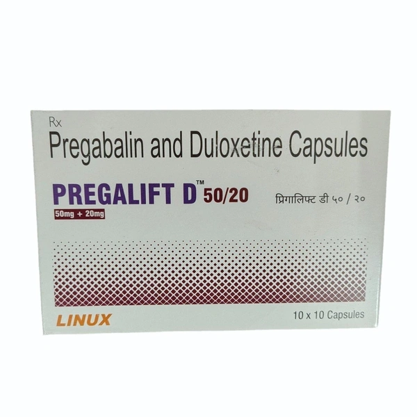 LINUX PHARMA Pregalift D 50/20Mg (10 S)