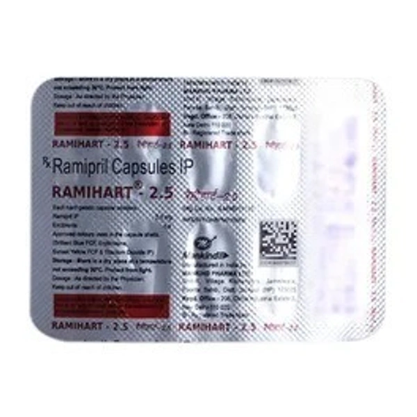 MANKIND PHARMA Ramihart 2.5Mg Cap (10 Cap)