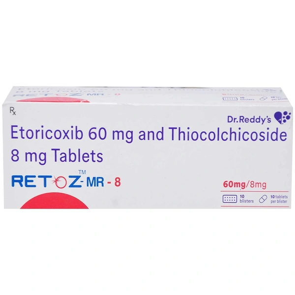 DR.REDDY'S LAB LTD. Retoz Mr 8Mgtab (10 Tab)