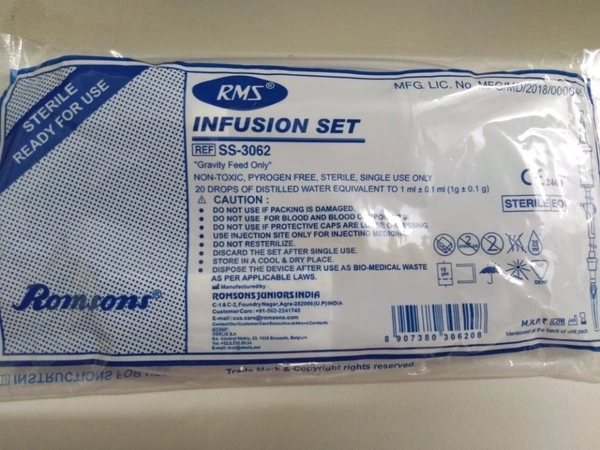 HEINZ INDIA P. LTD. I.V Set Romsons 1 Pcs