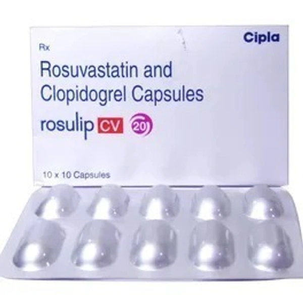 CIPLA LTD. Rosulip Cv 20Mg Caps (10 Caps)