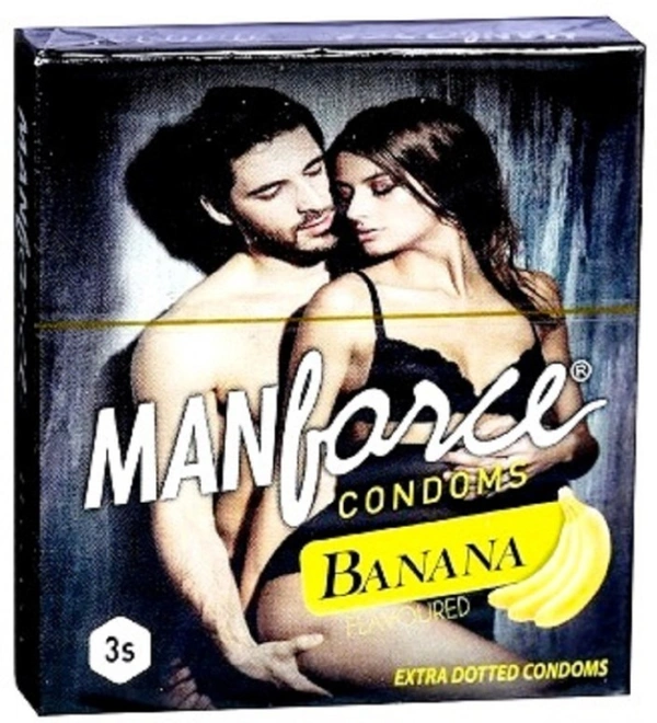 MANKIND PHARMA Manforce Banana Condoms (3 Pcs)