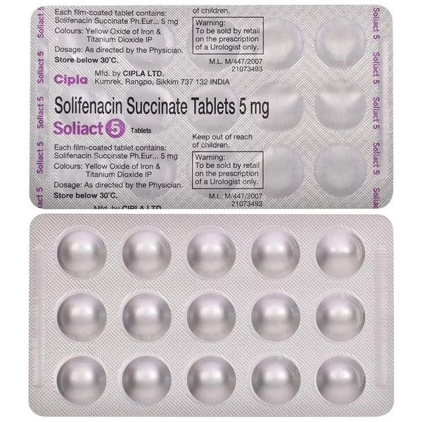 CIPLA LTD. Soliact 5Mgtab (15 Tab)