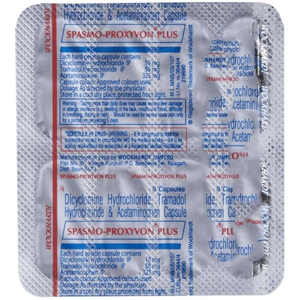 DR.REDDY'S LAB LTD. Spasmo Proxyvon Plus Cap (8 Cap)