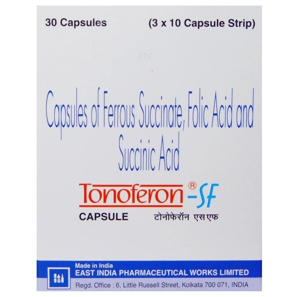 EAST INDIA PHARMACEUTICALS LTD Tonoferon Sf Cap (10 Cap)