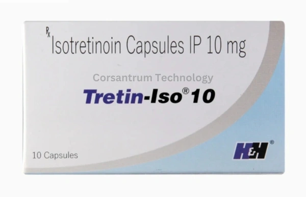 H&H PHARMACEUTUCA (P) LTD. Tretin Iso 10Mg Cap (10 Cap)