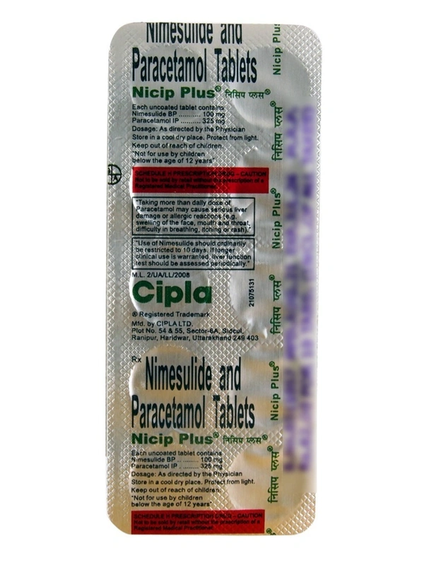 CIPLA GENERIC Nicip Plus Tab (10 Tab)
