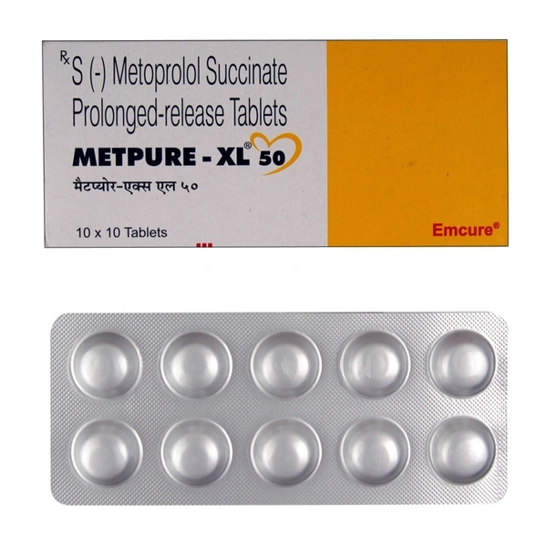 EMCURE PHARMACEUTICALS Metpure Xl 50Mgtab (10 Tab)