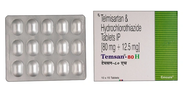 EMCURE PHARMACEUTICALS Temsan H 80Mgtab (15 Tab)